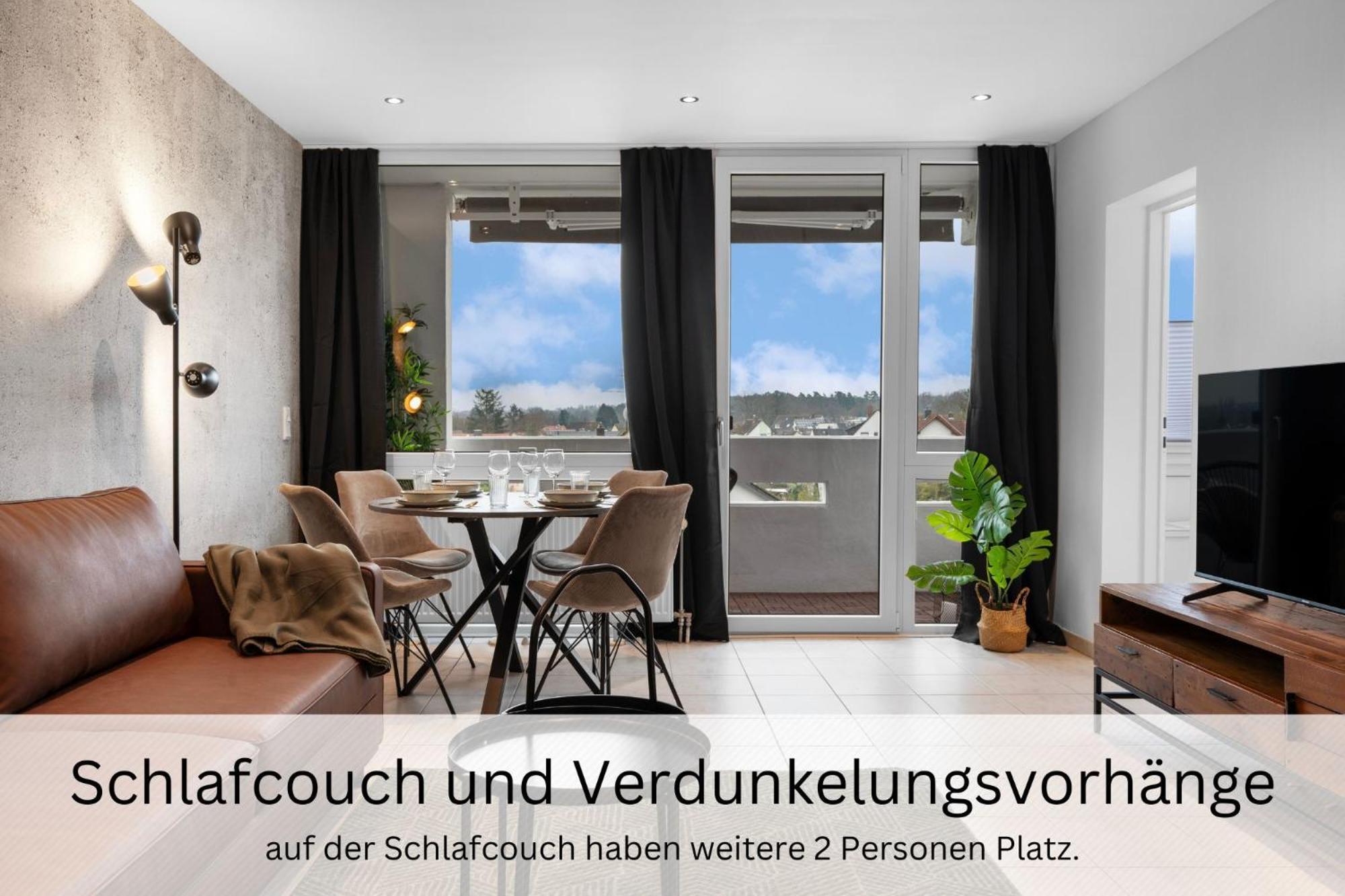 Urban Jungle Industrial Parkplatz Balkon Business Dreieich Exterior foto